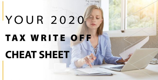 Your 2020 tax write-off cheat sheet
